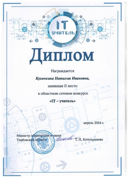 Файл:Кузичкина ИТ Учитель 2024.jpg